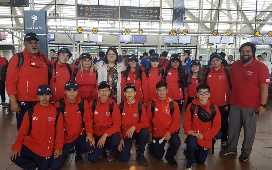 Jóvenes judokas chilenos ya están en Paraguay para participar en los Juegos Sudamericanos Escolare