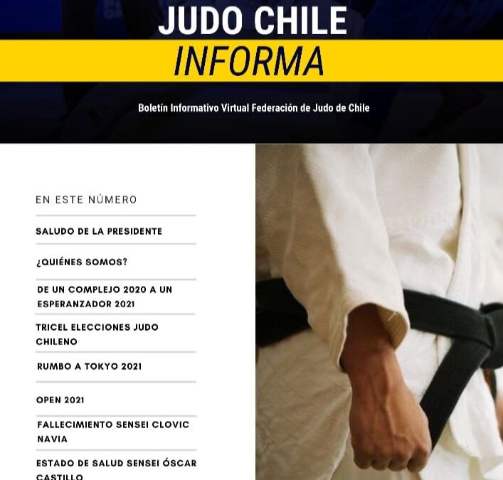 Judo Chile Informa: El Boletín Informativo de la Federación está de regreso